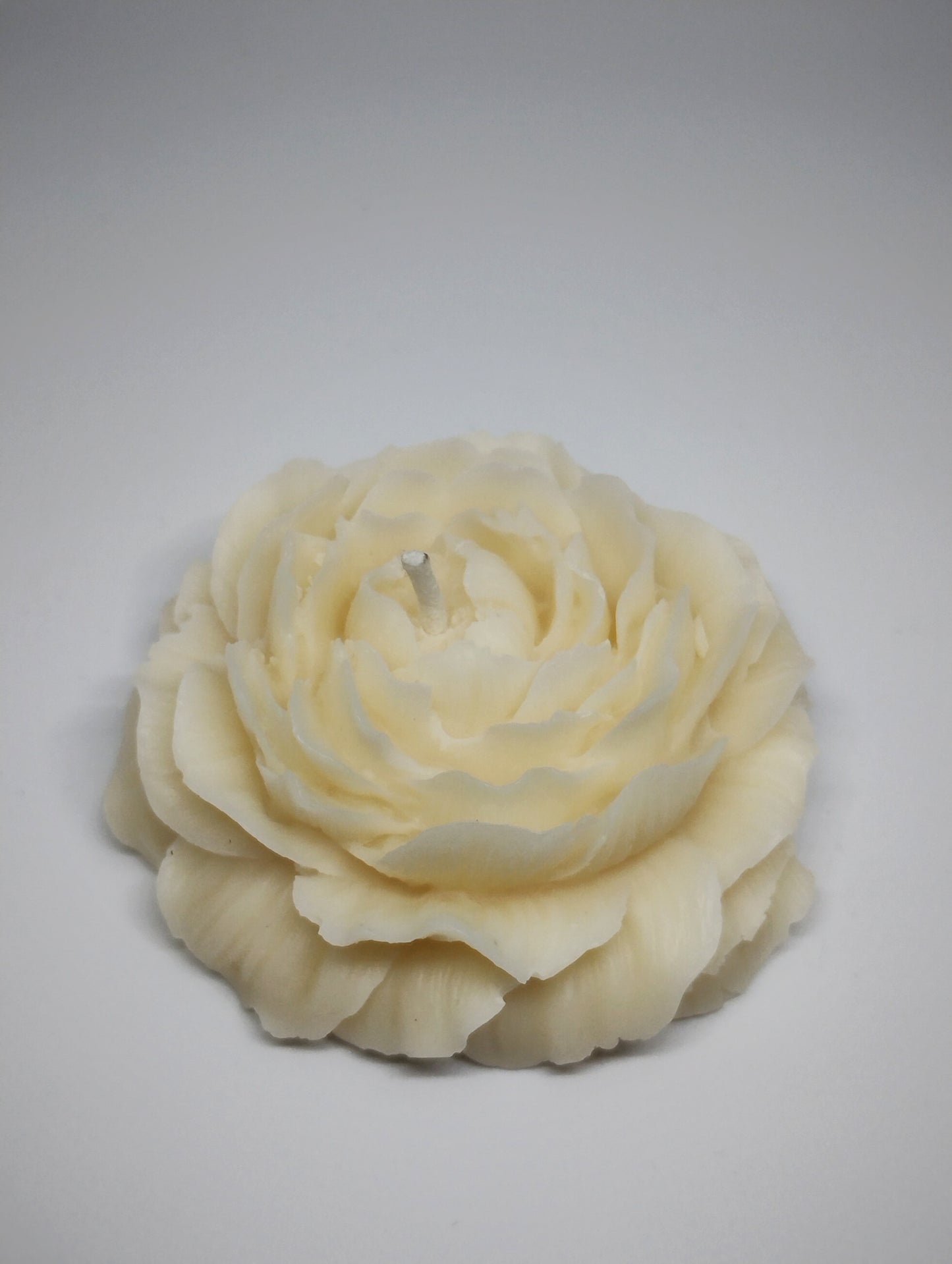 Ivory Bloom Peony Candle