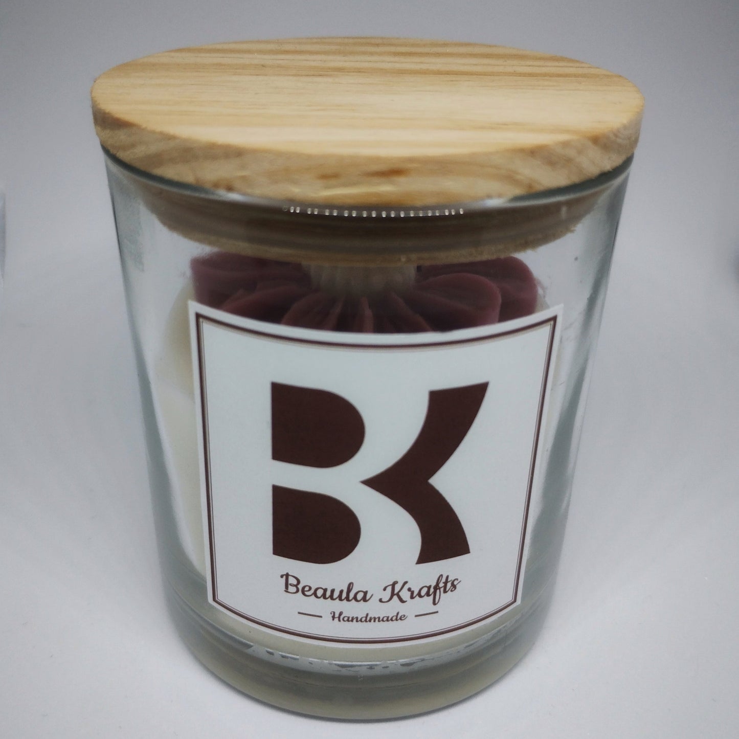 Blush pink Bloom Scented Candle – Classy Opio Fragrance