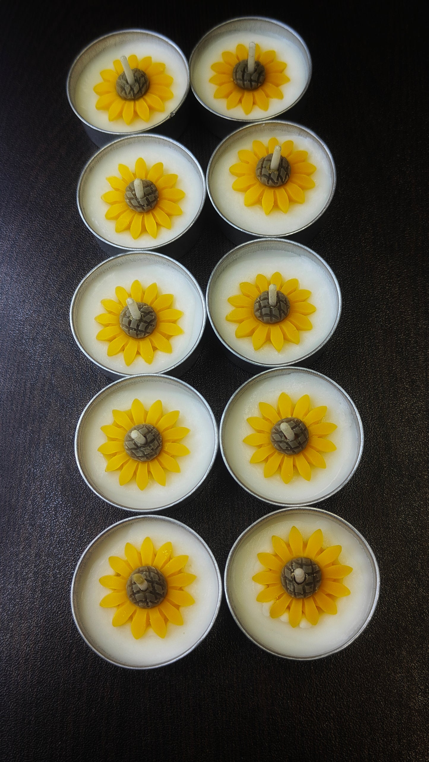 Sunflower Tealight Candles 🌻